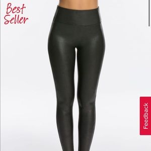 EUC Spanx Faux Leather Leggings
